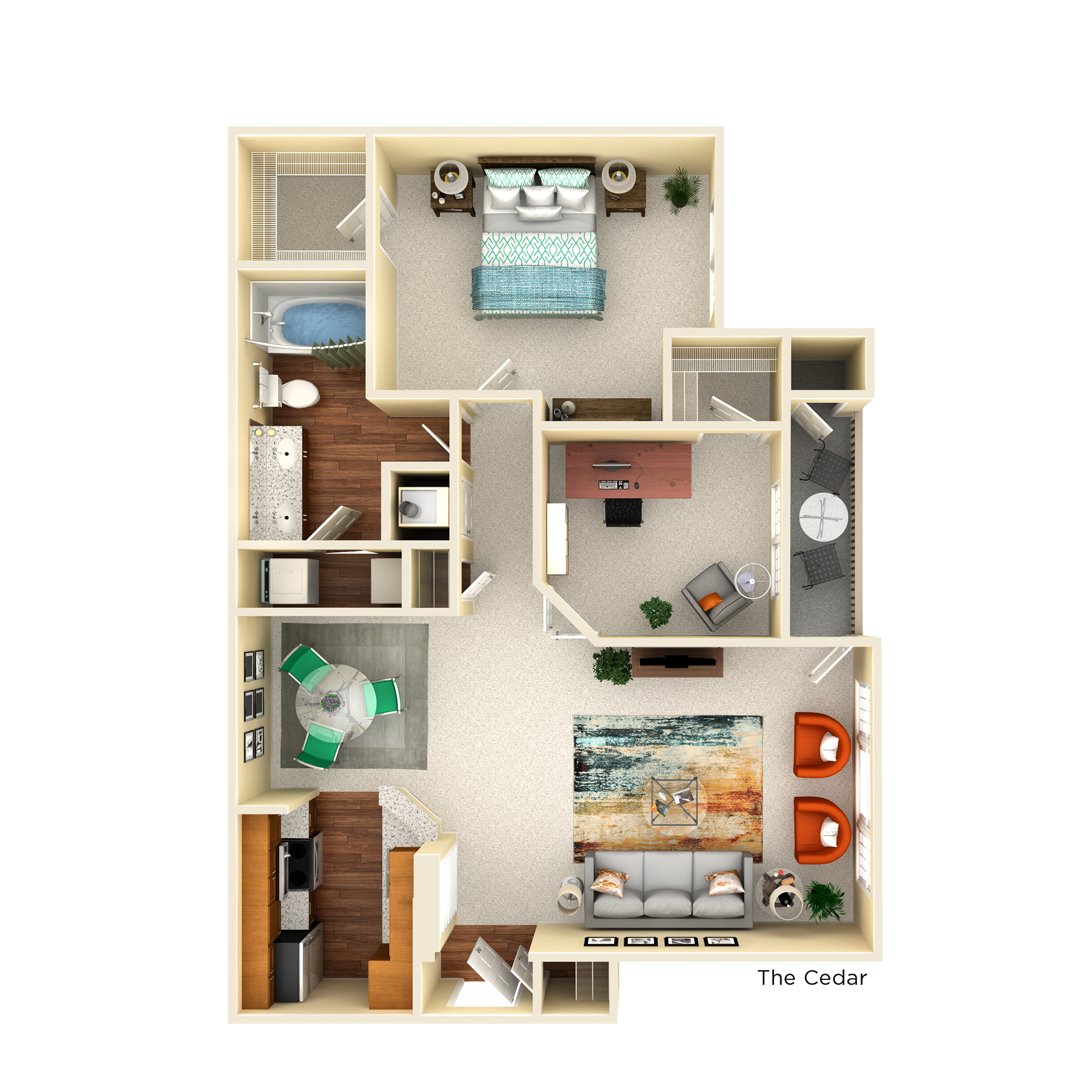 B2 cedar floor plan